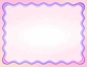 Soft Pastel Wavy Border Frame